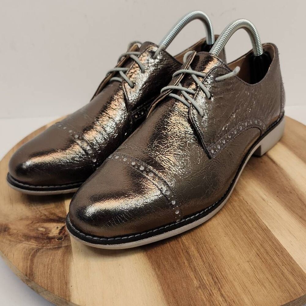 Cole Haan Gramercy Derby Bronze Women's Size 10 C - Picture 6 of 10